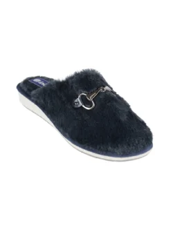 Inblu Pantofole donna in ecopelo con zeppa