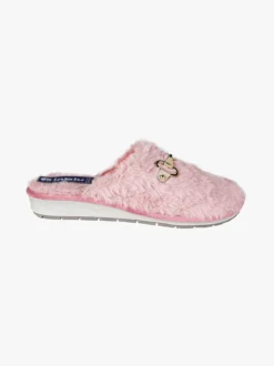 Inblu Pantofole donna in ecopelo con zeppa