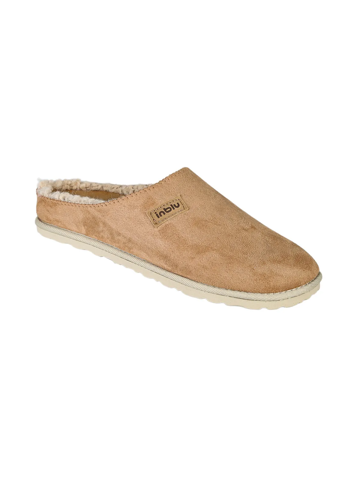 Inblu Pantofole donna invernali scamosciate - cammello