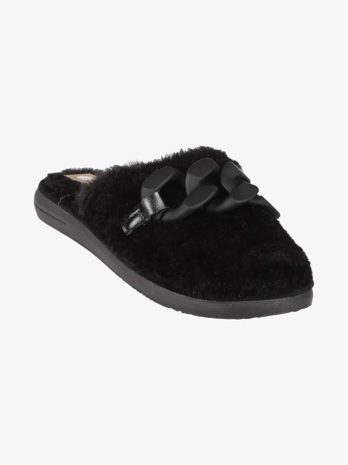 Inblu Pantofole donna pelose con catena