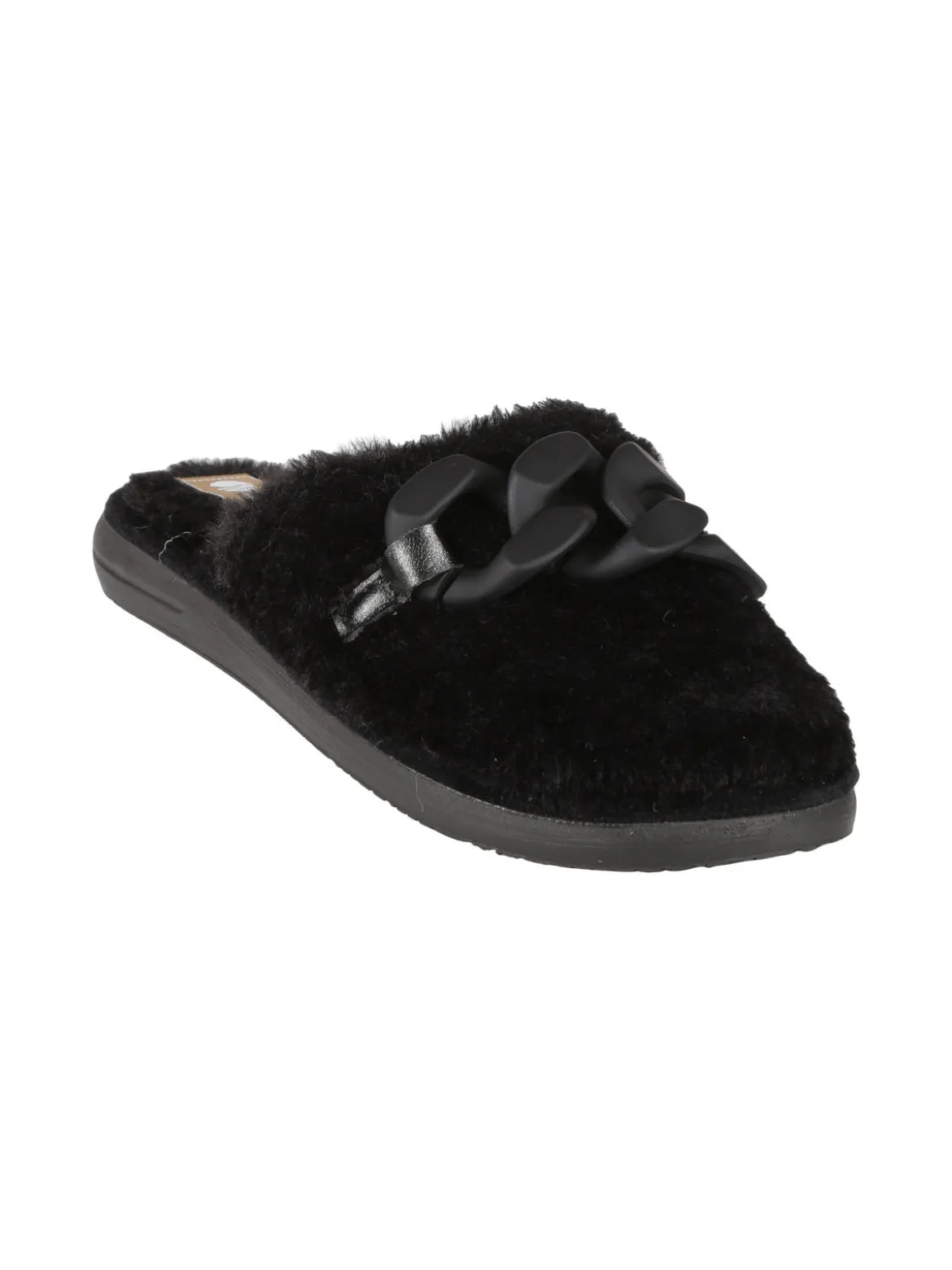 Inblu Pantofole donna pelose con catena