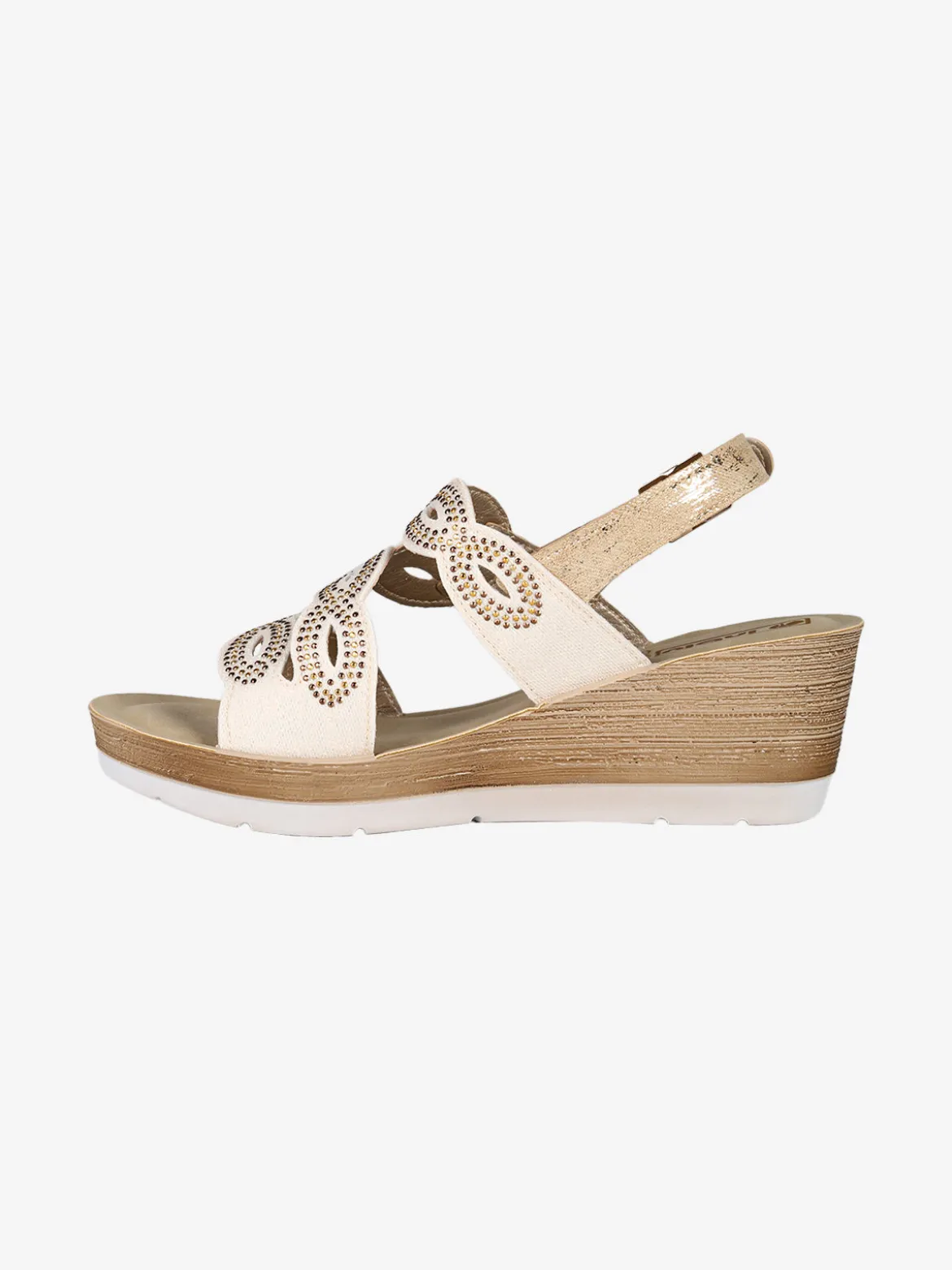 Inblu Sandali da donna con zeppa e strass
