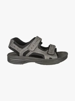 Inblu Sandali uomo con cinturini a strappo - grigio