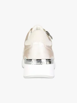 Inblu Sneakers brillantinata da donna con platform - perla