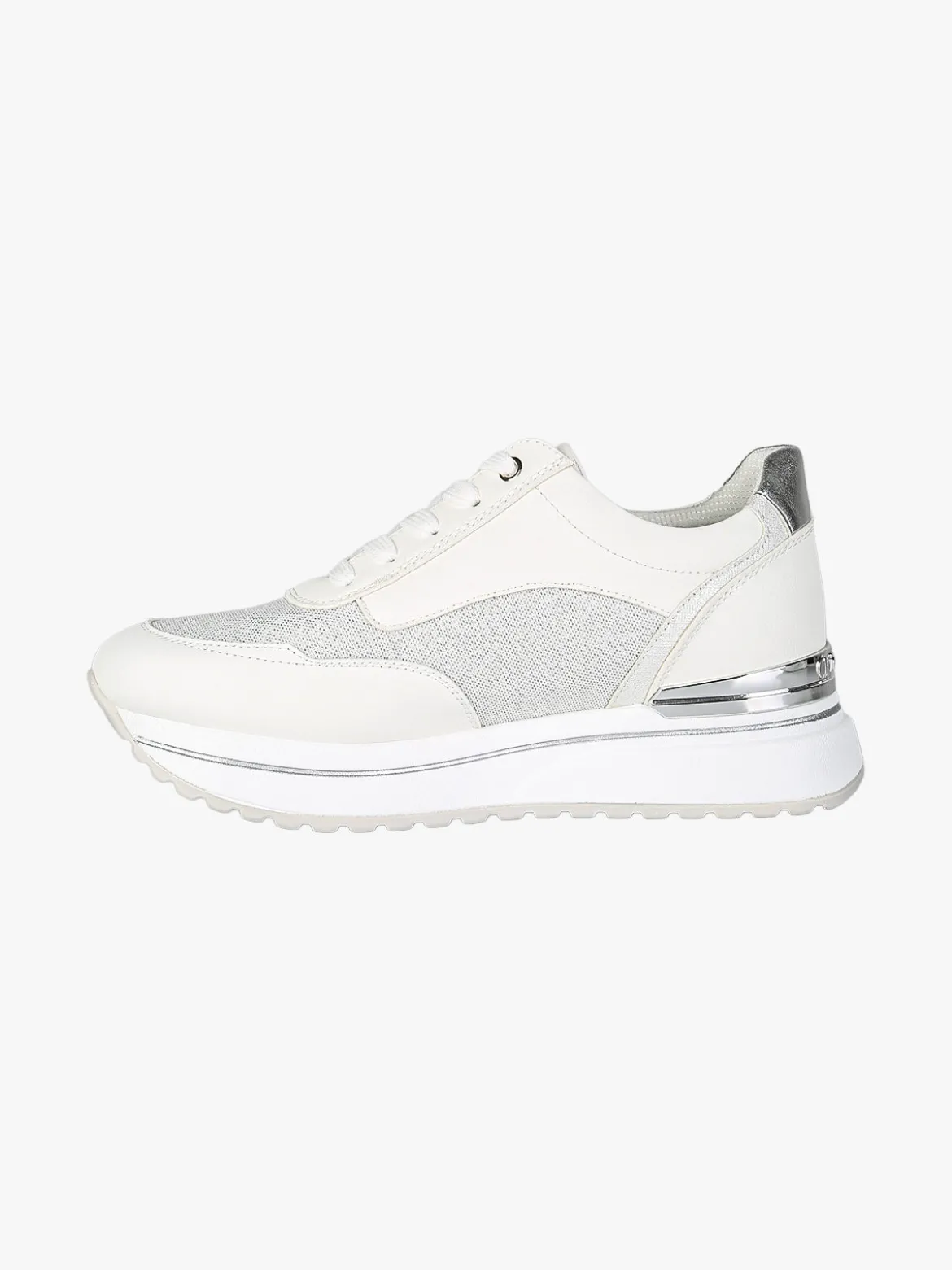 Inblu Sneakers donna con platform - bianco