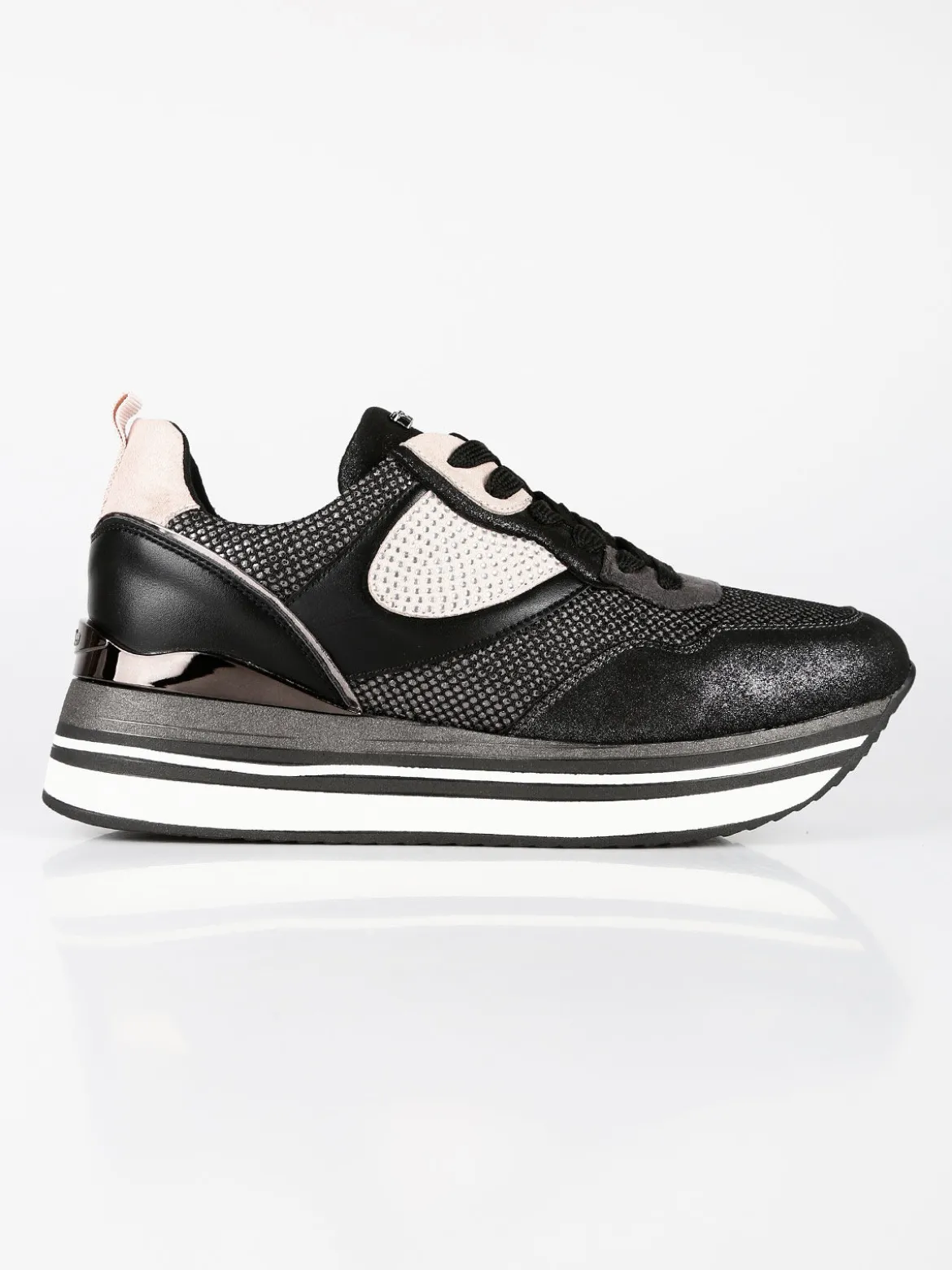 Inblu Sneakers donna con strass e platform
