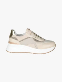 Inblu Sneakers donna in mesh e tessuto scamosciato con platform