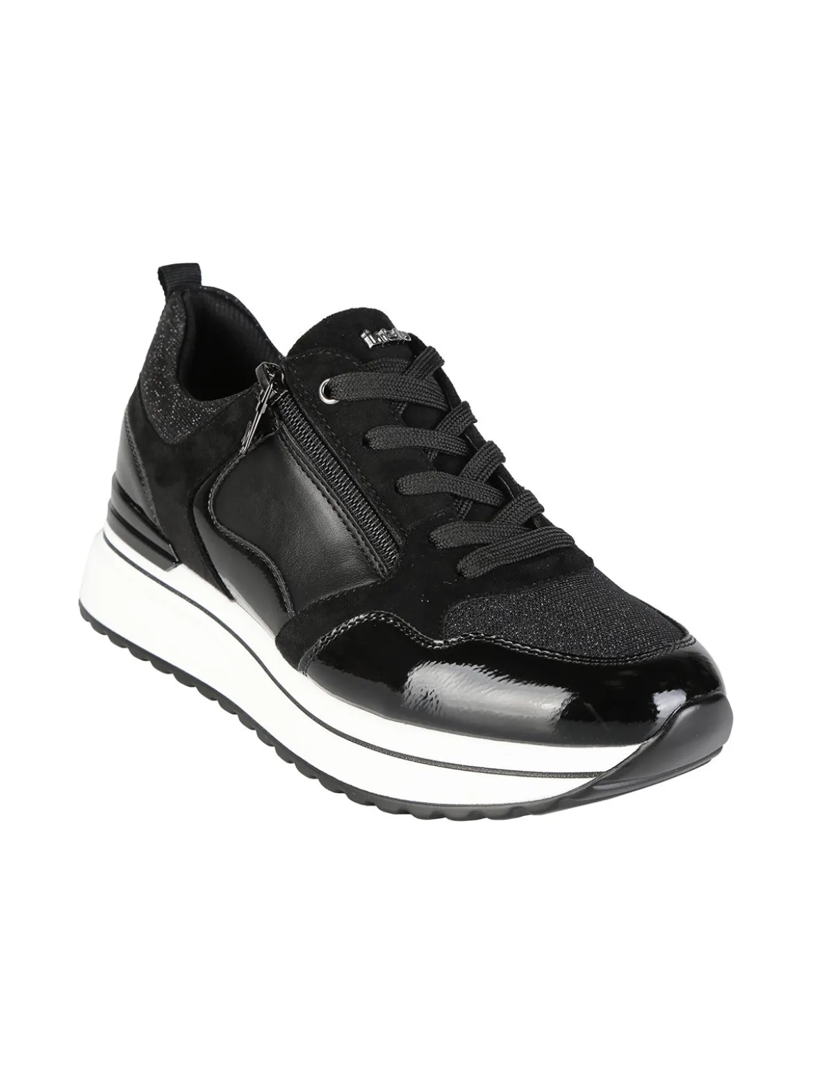 Inblu Sneakers donna lurex con platform