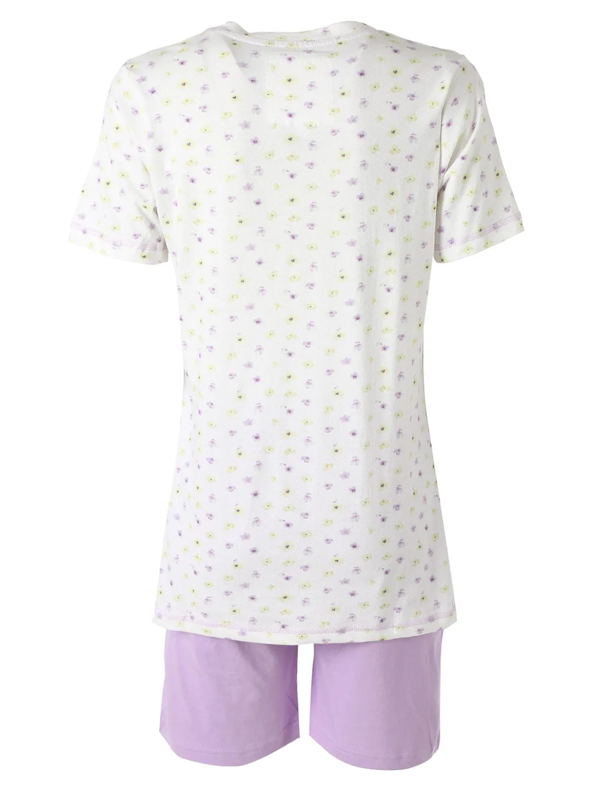 Infiore BLOSSOM Pigiama corto da donna in cotone - panna