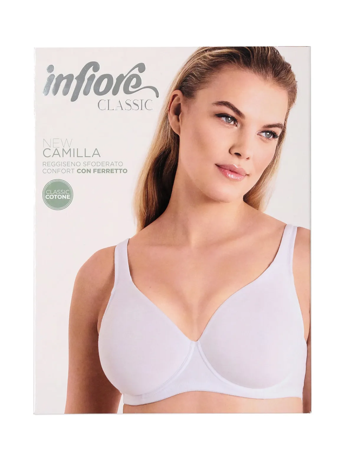 Infiore CAMILLA Reggiseno sfoderato confort con ferretto COPPA C - nero