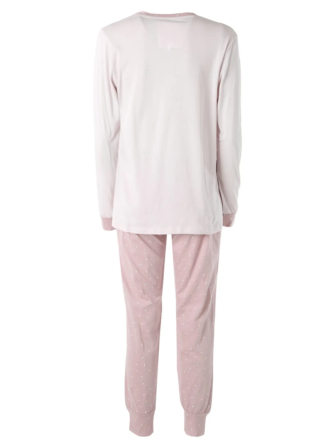 Infiore GALAXY Pigiama lungo da donna in cotone con stampe - rosa