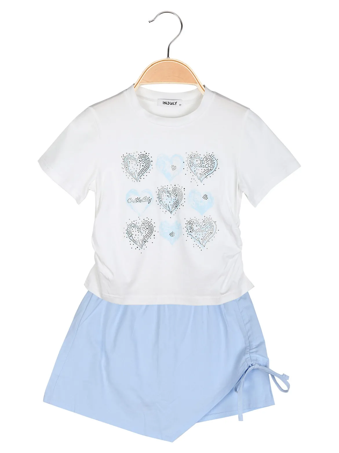 Injuly Completo da bambina con t-shirt e pantagonna