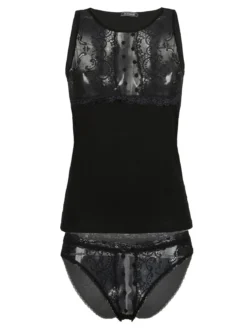 Intimami Coordinato intimo canotta + slip in pizzo
