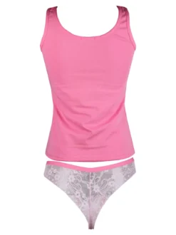 Intimami Coordinato intimo da donna con top in cotone e brasiliana