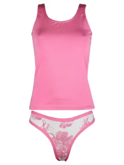 Intimami Coordinato intimo da donna con top in cotone e brasiliana