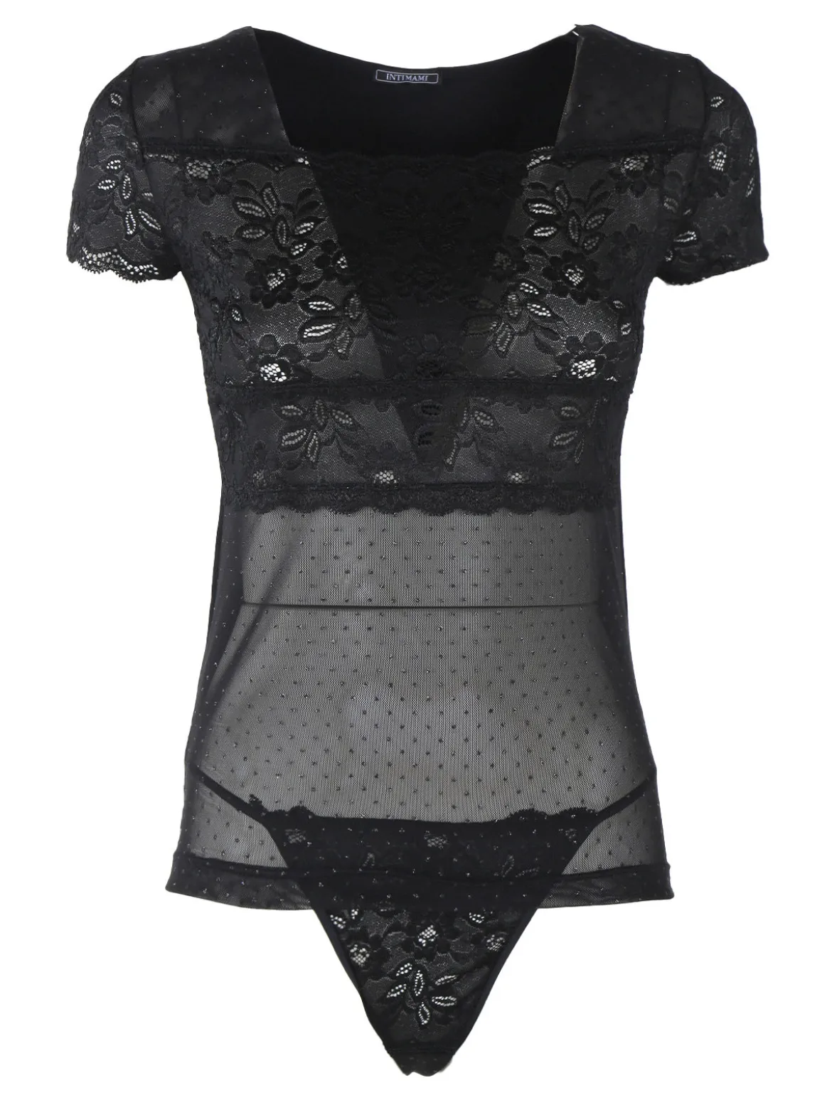 Intimami Coordinato intimo donna con top in tulle e tanga