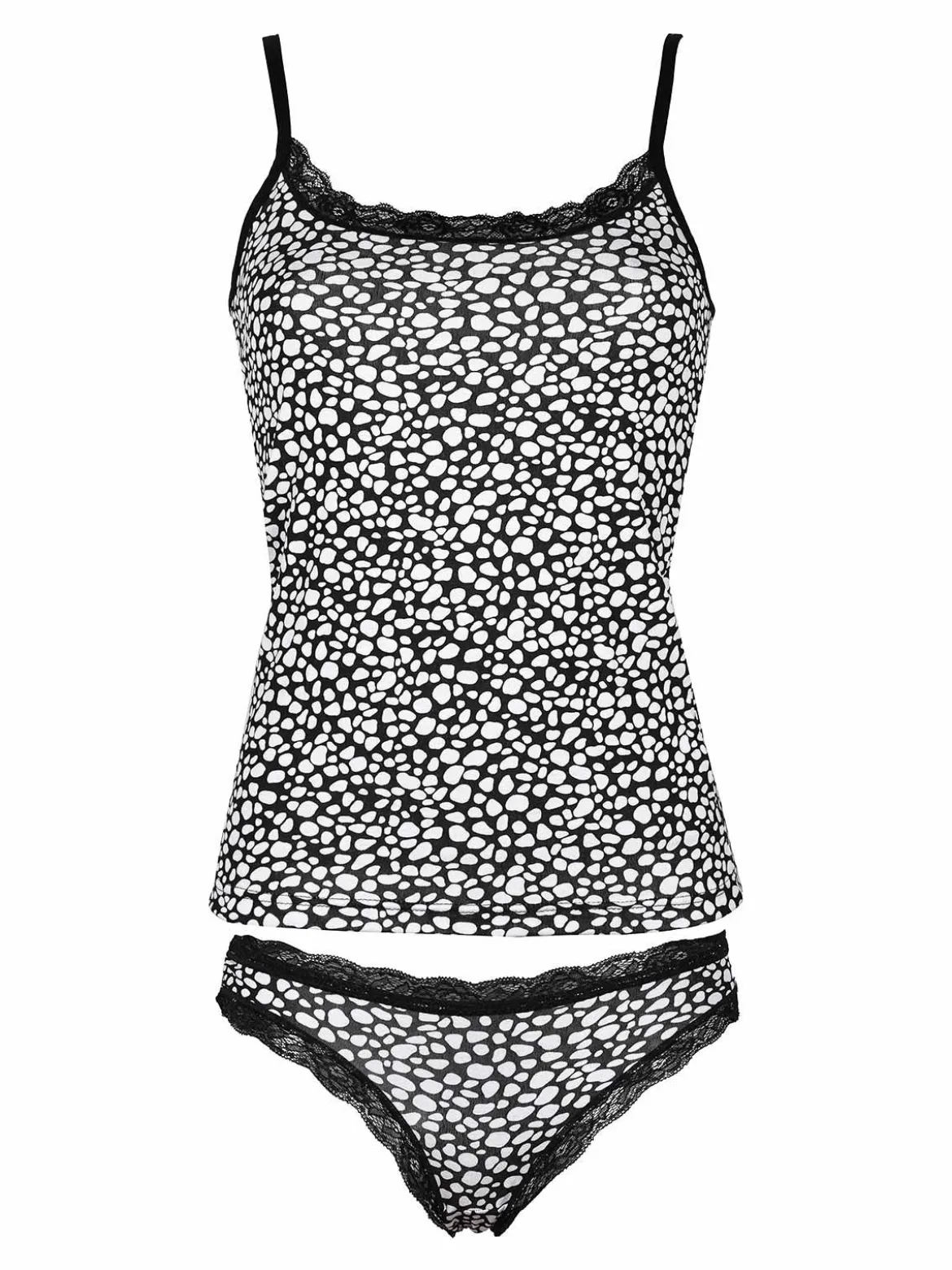 Intimami Coordinato intimo donna top+slip pizzo