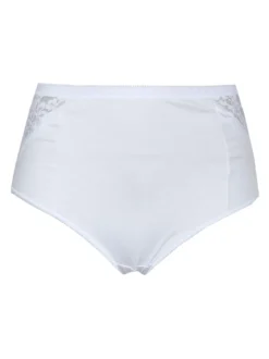 Intimami Culotte bianche in cotone con pizzo