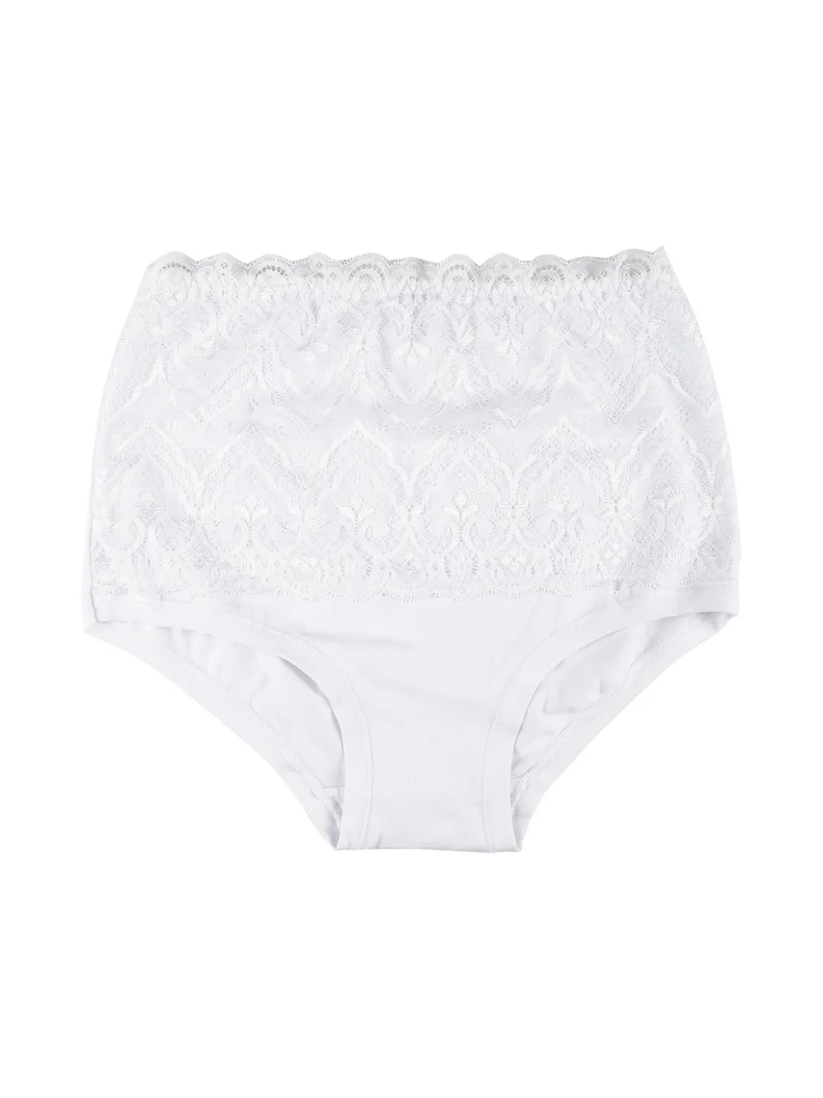 Intimami Culotte donna in cotone con pizzo