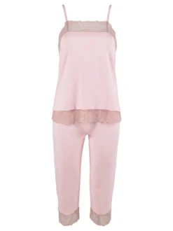 Intimami Pigiama donna smanicato con pinocchietto