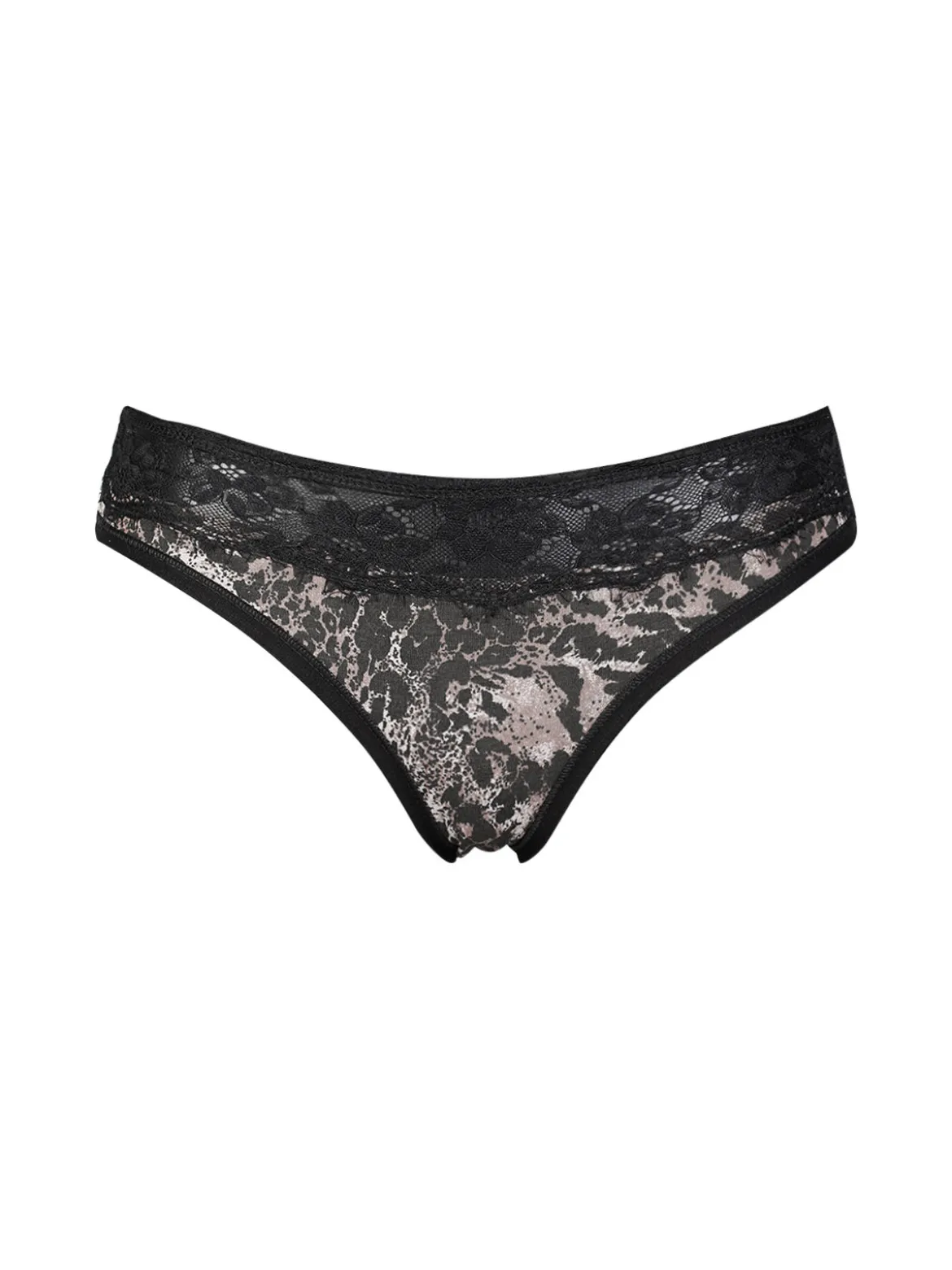 Intimami Slip donna animalier con pizzo