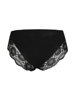 Intimami Slip in cotone bielastico con pizzo