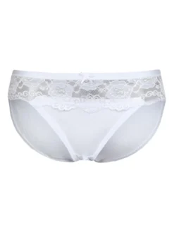Intimami Slip in cotone con pizzo