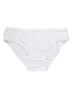 Intimami Slip in cotone con pizzo