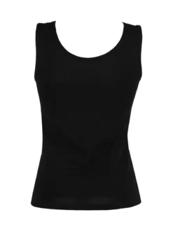 Intimami Top donna a spalla larga con pizzo in cotone bielastico