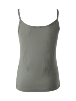Intimami Top donna con spalline sottili e scollo in pizzo - verde