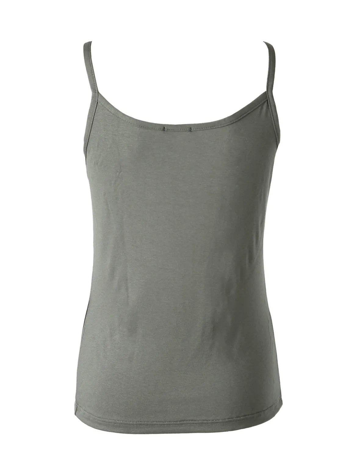 Intimami Top donna con spalline sottili e scollo in pizzo - verde
