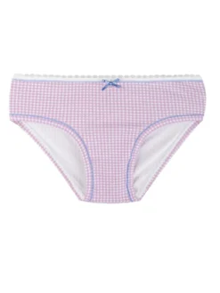 Intimy Girl Slip bambina con stampa quadretti