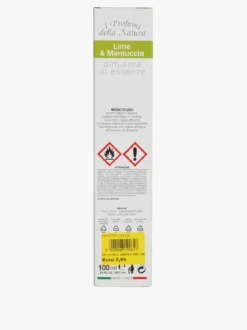 I Profumi Della Natura Diffusore per ambienti con bastoncini Lime e Mentuccia