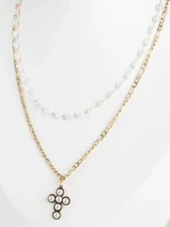 Italian Style Collana donna in acciaio doppio filo
