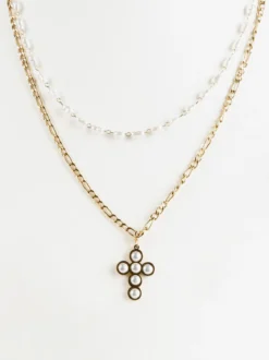 Italian Style Collana donna in acciaio doppio filo