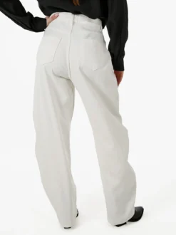 Jack Berry Pantaloni jeans da donna a palloncino - bianco
