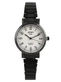Jcky Orologio da polso donna con cinturino elastico