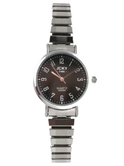 Jcky Orologio da polso donna con cinturino elastico