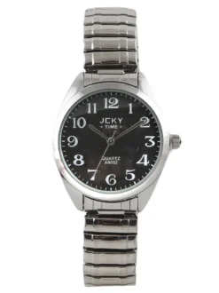 Jcky Orologio da polso donna con cinturino elastico
