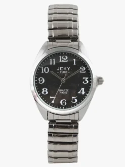 Jcky Orologio da polso donna con cinturino elastico