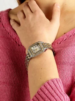 Jcky Orologio da polso donna con strass