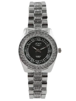 Jcky Orologio da polso donna con strass