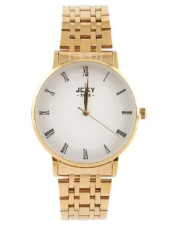 Jcky Orologio uomo da polso con cinturino in acciaio
