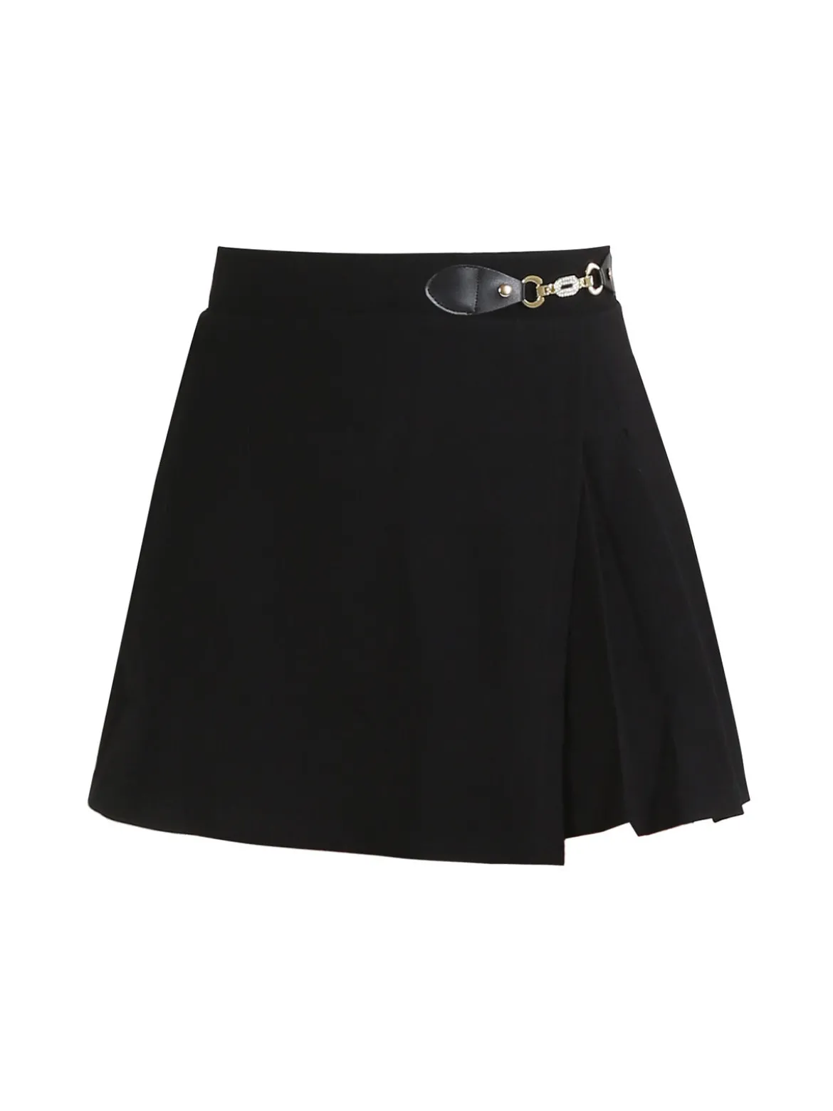 Jeans Louise Francoise Gonna a pantalone con dettaglio strass - nero