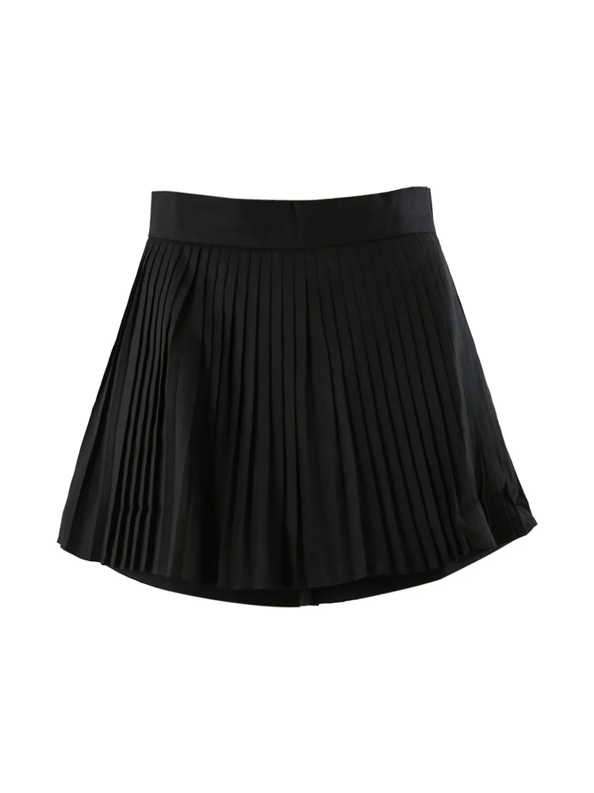 Jeans Louise Francoise Gonna a pantalone da donna plissettato - nero