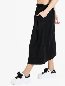 Jeans Louise Francoise Gonna donna midi a vita alta con cintura in vita