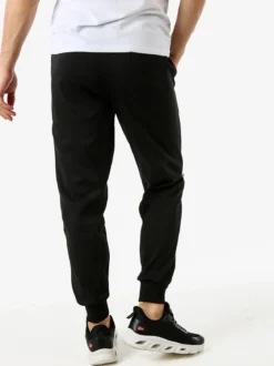 Jeans Yesed Pantaloni sportivi da uomo con coulisse e polsini - nero