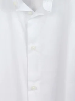 J.E. Mc Collum Camicia bianca a maniche lunghe classic fit
