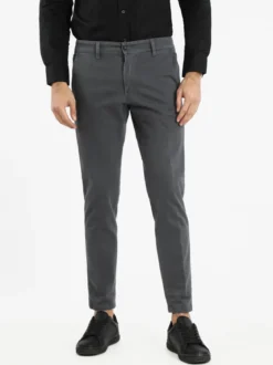 J.E. Mc Collum Pantaloni slim fit da uomo in cotone taglie grandi