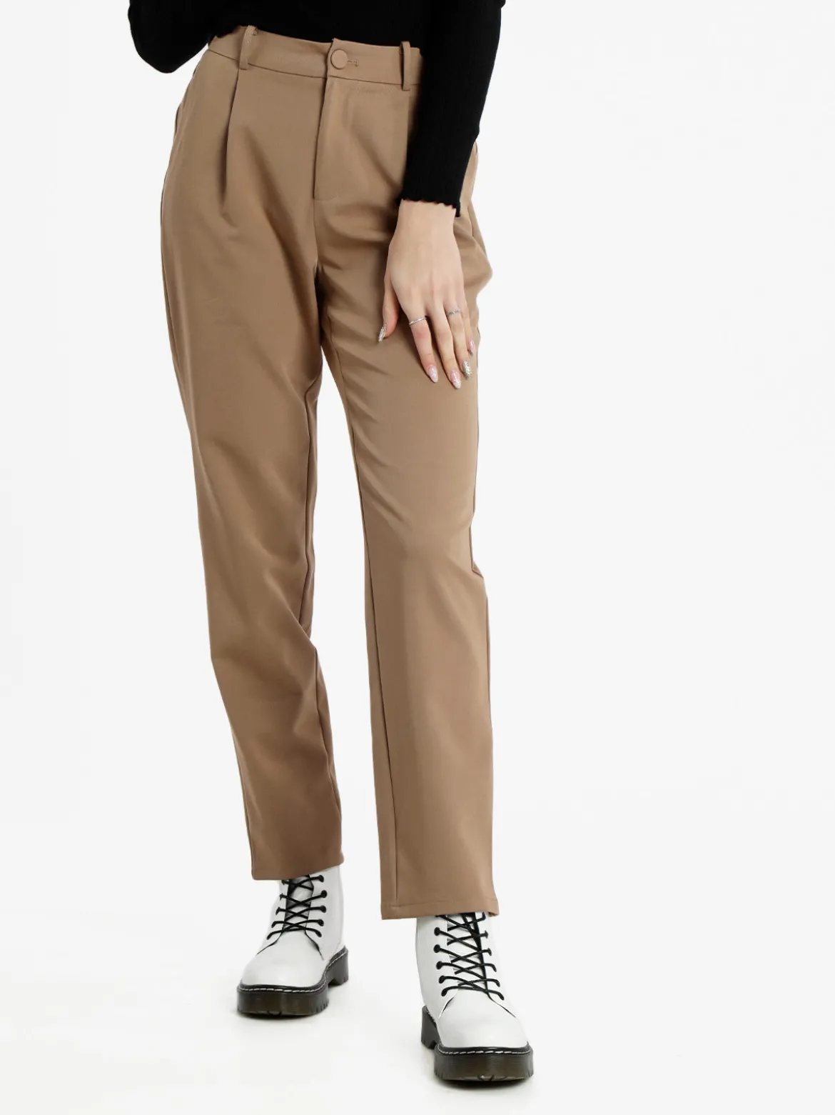 Jmzy Orignal Design Pantaloni donna a vita alta gamba dritta